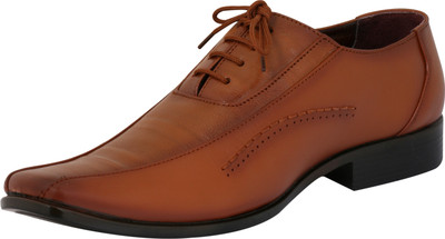 

Dokmen Tan Rust Formal shoes for Men Lace Up For Men(Tan