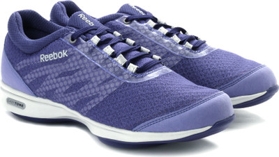 

REEBOK Easytone Essential Ii Sports Shoes For Women(White, Purple, Purple;stl;violet;cadmium