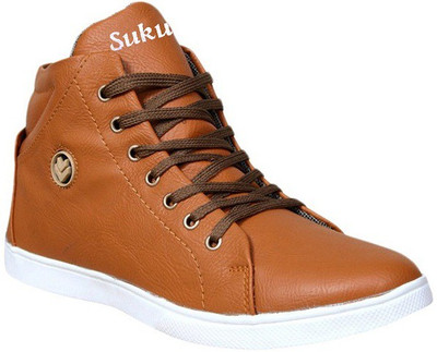 

Sukun PDW_601_Beigh Sneakers For Men(Tan, Beige