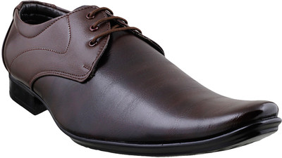 

MSL Men's Formals Derby Lace Up For Men(Brown, 12;brown