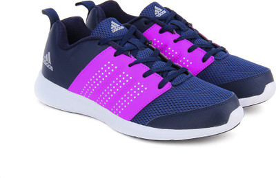 

ADIDAS ADISPREE W Running Shoes For Women(Navy, Purple, Conavy/shopur/silvmt
