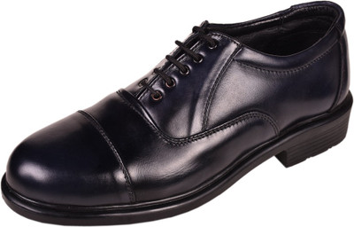 

Somugi Genuine leather Black oxford Lace Up For Men(Black