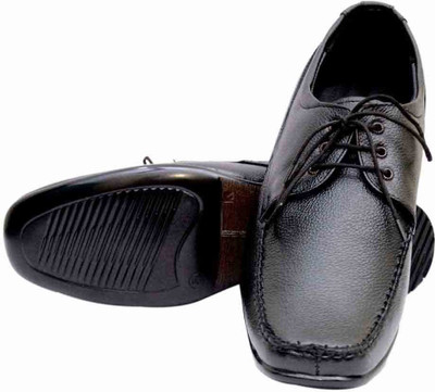 

Leather King Lace Up Shoes For Men(Black)