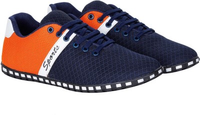 

Knight Ace 1030 Canvas Shoes For Men(Navy, Orange