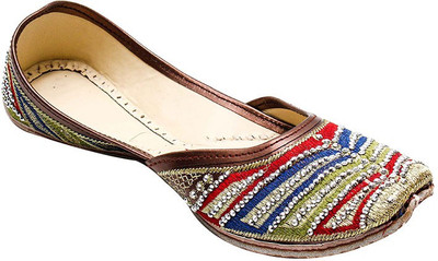 

Port Multicolor Punjabi Mojaris For Women(Multicolor