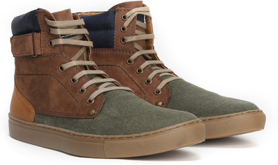 

Ruosh Genuine Leather Boots For Men(Green