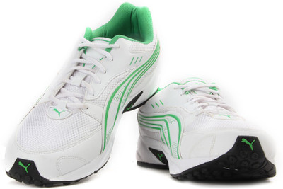 

Puma Pluto DP Running Shoes For Men(White), White;macaw green