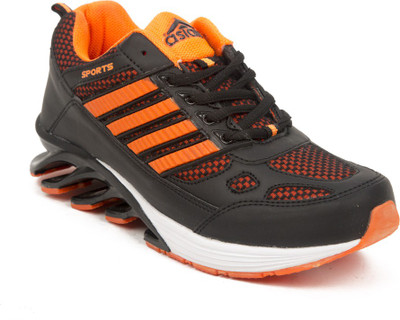 

Asian Running Shoes For Men(Black, Orange