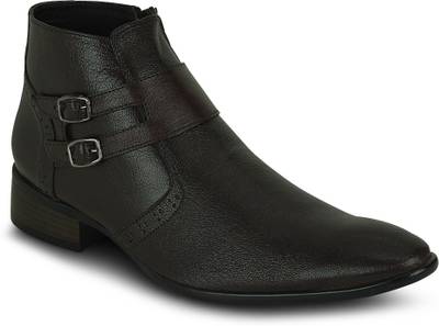 Kielz Kielz Brown Zipper Stylish Boots Boots