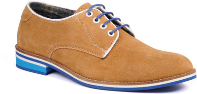 

Walker Styleways Magnific Derby Casual Shoes For Men(Tan), Posh tan