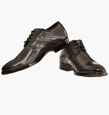 

99Cells David Walker Lace Up Shoes For Men(Black