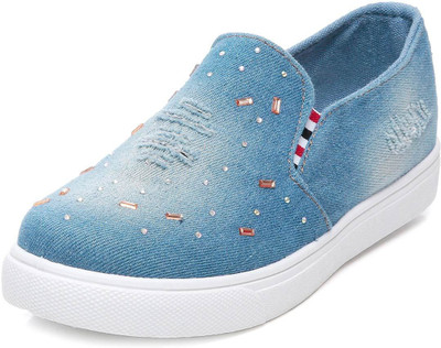 

TEN Loafers For Women(Blue, Light blue