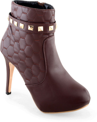 Shuz Touch Boots For Women(Brown)