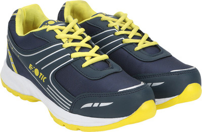 

Exotic Running Shoes, Gym Shoes, Athletic Training Shoes Casuals For Men(Navy, Yellow, Navy blue::yellow