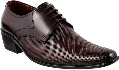 

Metro Men's Formal Derby Lace Up For Men(Maroon, 44;maroon