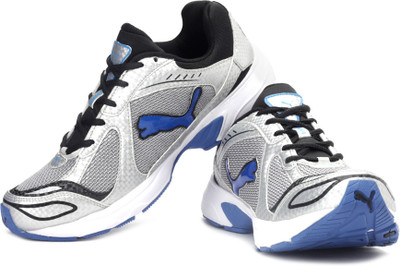 

Puma Cruz Ind. Running Shoes For Men(Silver, Black, Blue, 03;blue aster;puma silver;black