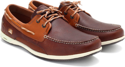 

Clarks Orson Harbour Brown Leather Casual Shoes For Men(Brown), Brown leathe