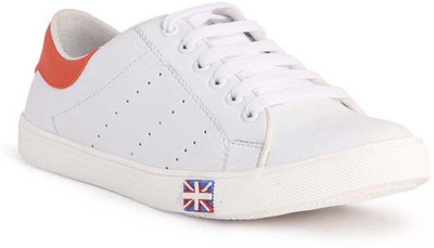 

Sainex Men's White Trendy Sneakers For Men(White