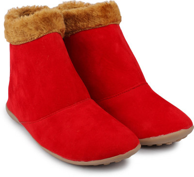 

ABJ Fashion Stylish Red Boots For Women(Red