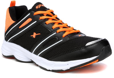 

Sparx SM-9027 Walking Shoes For Men(Black, Orange, Black fl. orange