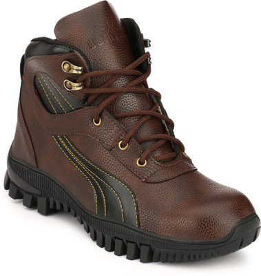

Udenchi UD710BROWN Mens Steel Toe Safety Outdoors For Men(Brown
