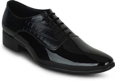 

Get Glamr PATENT LACE UP Lace Up For Men(Black