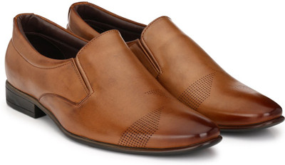 

Levanse Exectuive shoes Slip On For Men(Tan, Matte tan