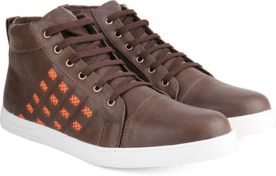 

Vulcan Knight Mid Ankle Sneakers For Men(Brown