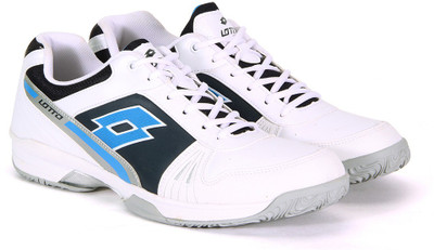 

Lotto T-Effect VIII Tennis Shoes For Men(White), White/fluo clover