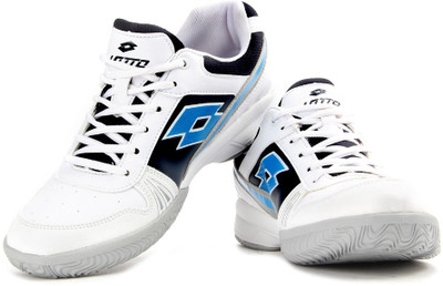 

Lotto T-Effect VIII Tennis Shoes For Men(White, White/fluo clover