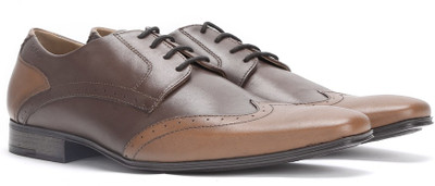 

Ruosh Genuine Leather Lace up Shoes For Men(Brown, Tan