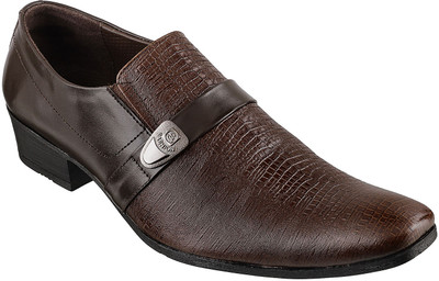 

Mochi Formal Slip On For Men(Brown, 12;brown