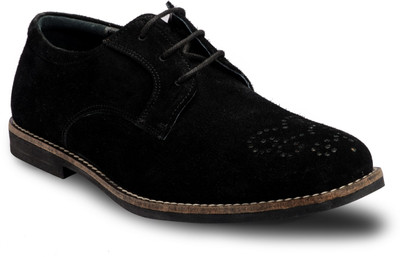 

De Scalzo Italian Lace Up For Men(Black)