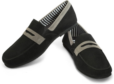

FUNK Frone Loafers For Men(Black, Grey)