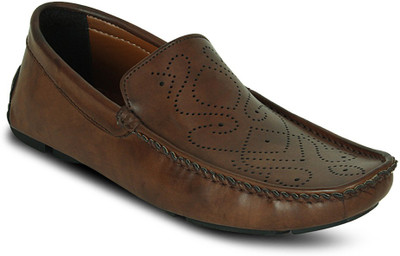 

Get Glamr DESIGNER SLIP ONS Loafers For Men(Brown)