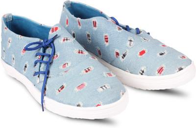 

Anand Archies Boat Shoes For Women(Blue, Sky blue