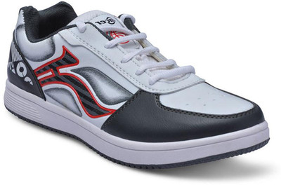 

Lancer TS-1_Wht-Dgry-red Walking Shoes For Men(Grey, White;grey;red