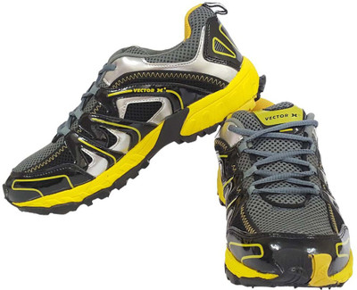 Vector X RS-5006 Running Shoes For Men(Black, Yellow)