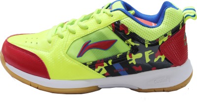 

Li-Ning Badminton Shoes For Men(Multicolor), Lime