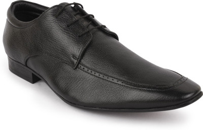 

Buckle Up MENS LEATHER SHOES BUVANDANI-1_BLACK-Size- Lace Up For Men(Black