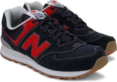 

New Balance ML574WDH Sneakers For Men(Navy, Red, Deep blue/red