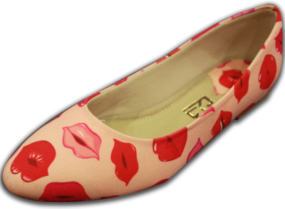 

F-Gali Customized Kisses Ballerinas Bellies For Women(Multicolor