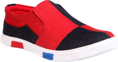 

votalento Canvas Shoes For Men(Red, Black