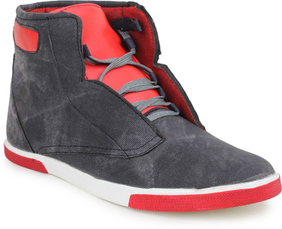 

11e 418-Grey-Red Sneakers For Men(Grey, Red)