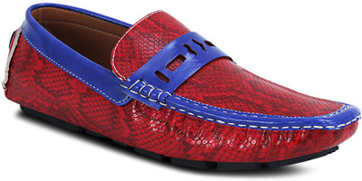 Get Glamr Stylish Loafers For Men(Red)