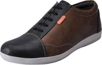

FAUSTO Trendy Sneakers For Men(Black