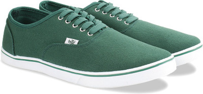 

Flying Machine Canvas Lace Up sneakers For Men(Green, Green 01