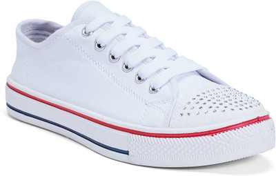 

Truffle Collection Girls(White, White canvas