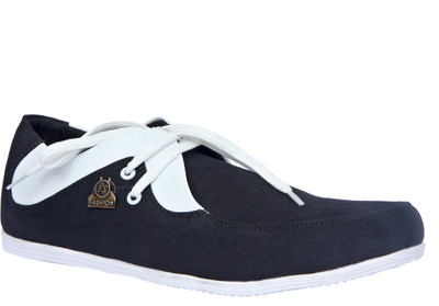 Sukun 9057_BKW Casual Shoes For Men(Black, White)