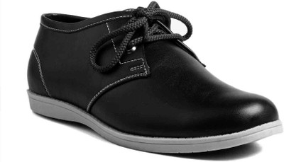 

Levanse Daily wear shoes Derby For Men(Black, Matte black